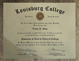 Common ways to order a Louisburg College degree online.