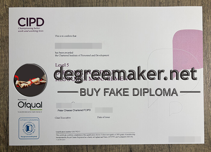 CIPD certificate