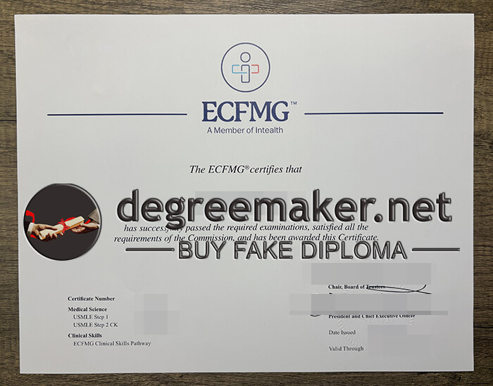 ECFMG certificate