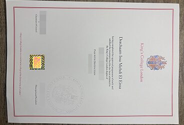 Buy the latest King’s College London certificate online。